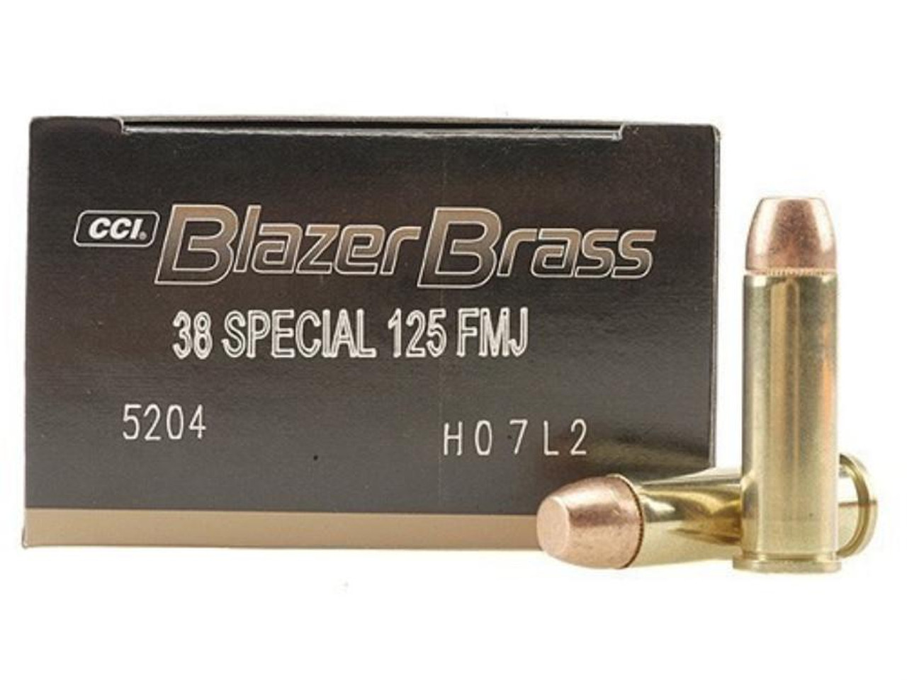 38 Special 125GR FMJ Blazer Brass