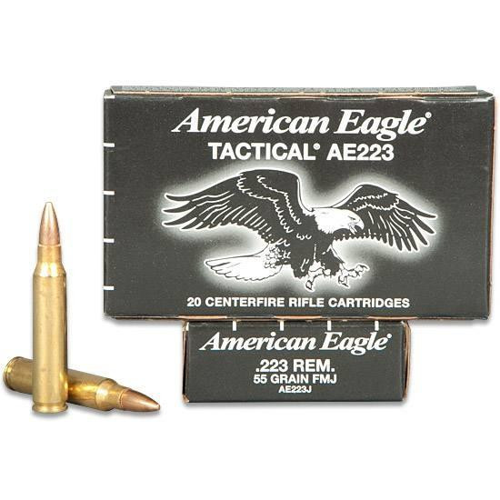 Federal American Eagle 223 REM 55Gr 20RD Tactical