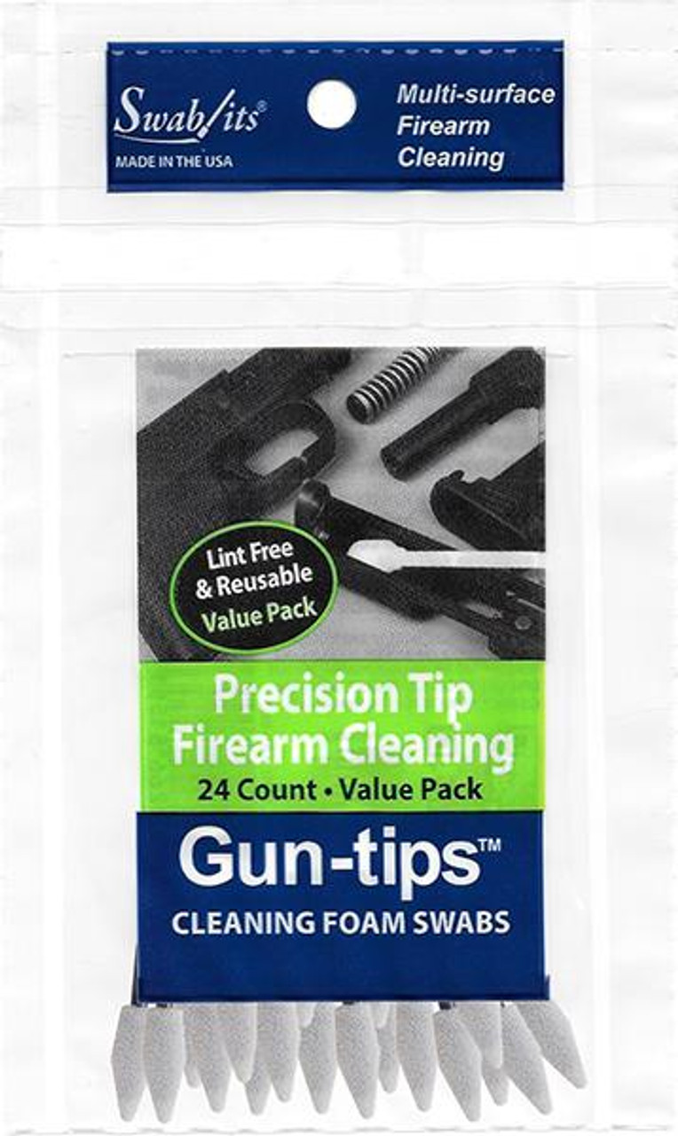 Gun-tips 24-Piece 3" Precision Tip Firearm Cleaning Value Pack