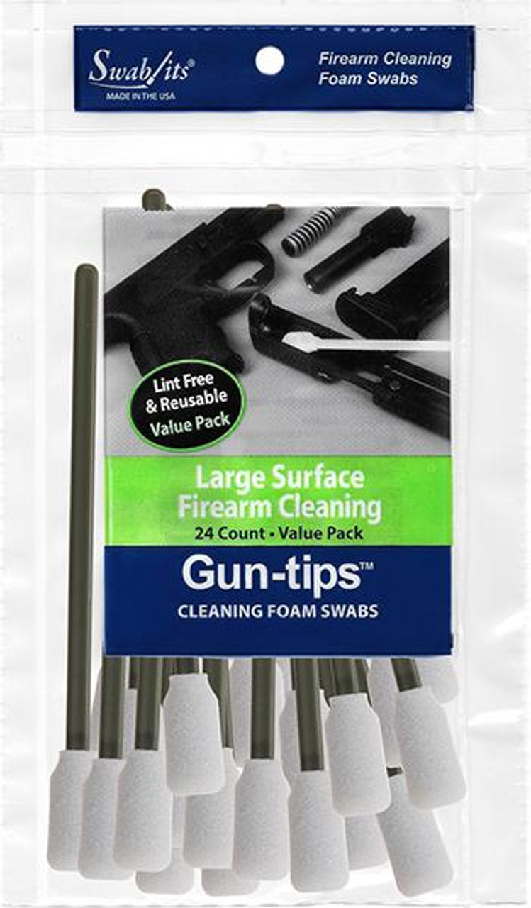 Gun-tips 24-Piece 5" Large Surface Firearm Cleaning Value Pack