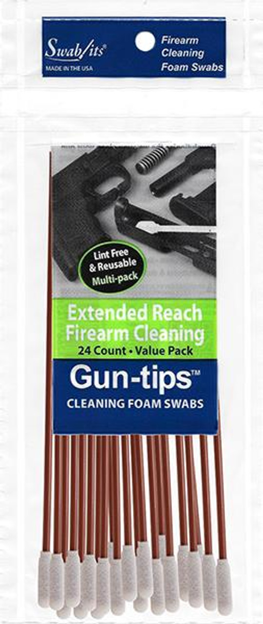 Gun-tips 24-Piece 6" Extended Reach Firearm Cleaning Value Pack