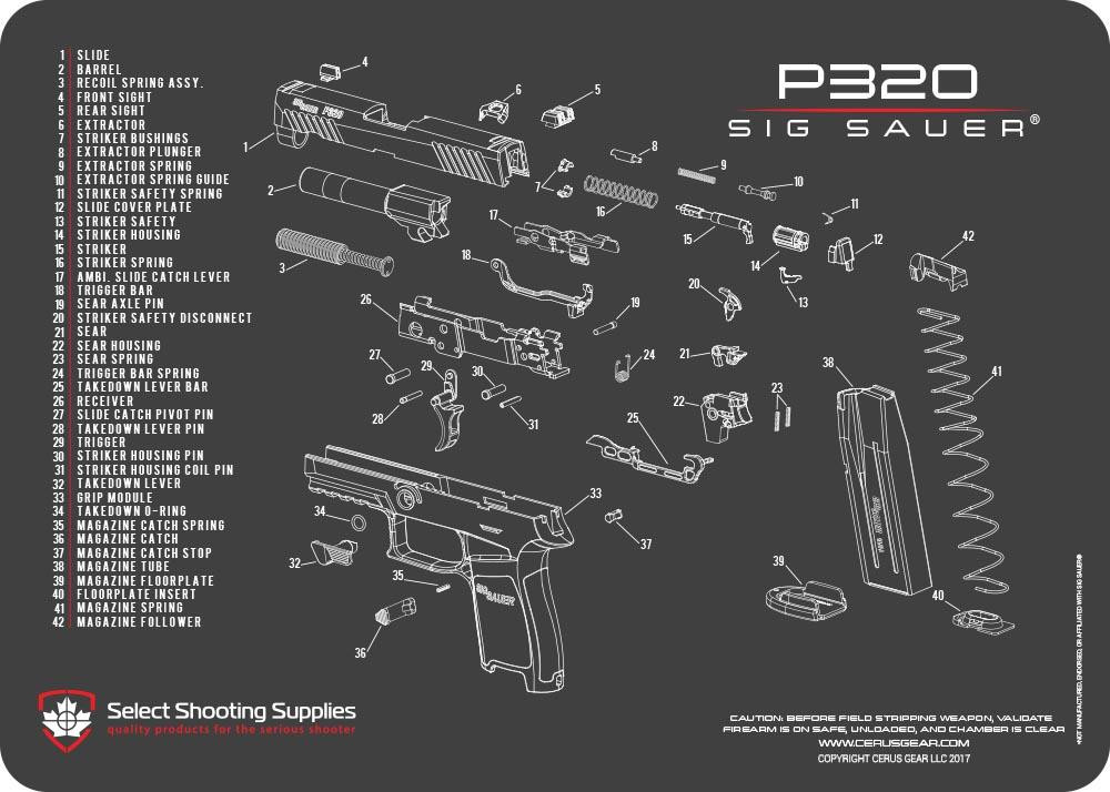 SIG SAUER® P320 SCHEMATIC PROMAT