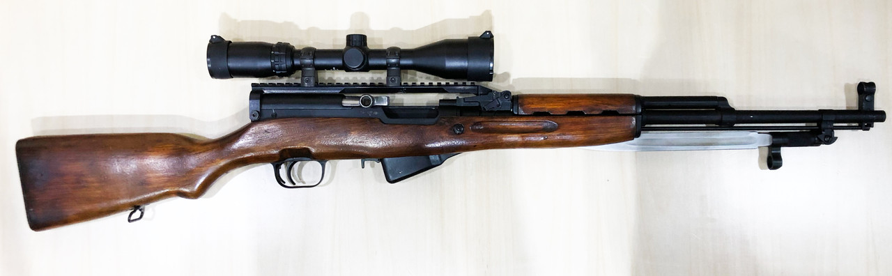 Used Russian Sks W Bushnell Banner 3 9 X 40 Scope