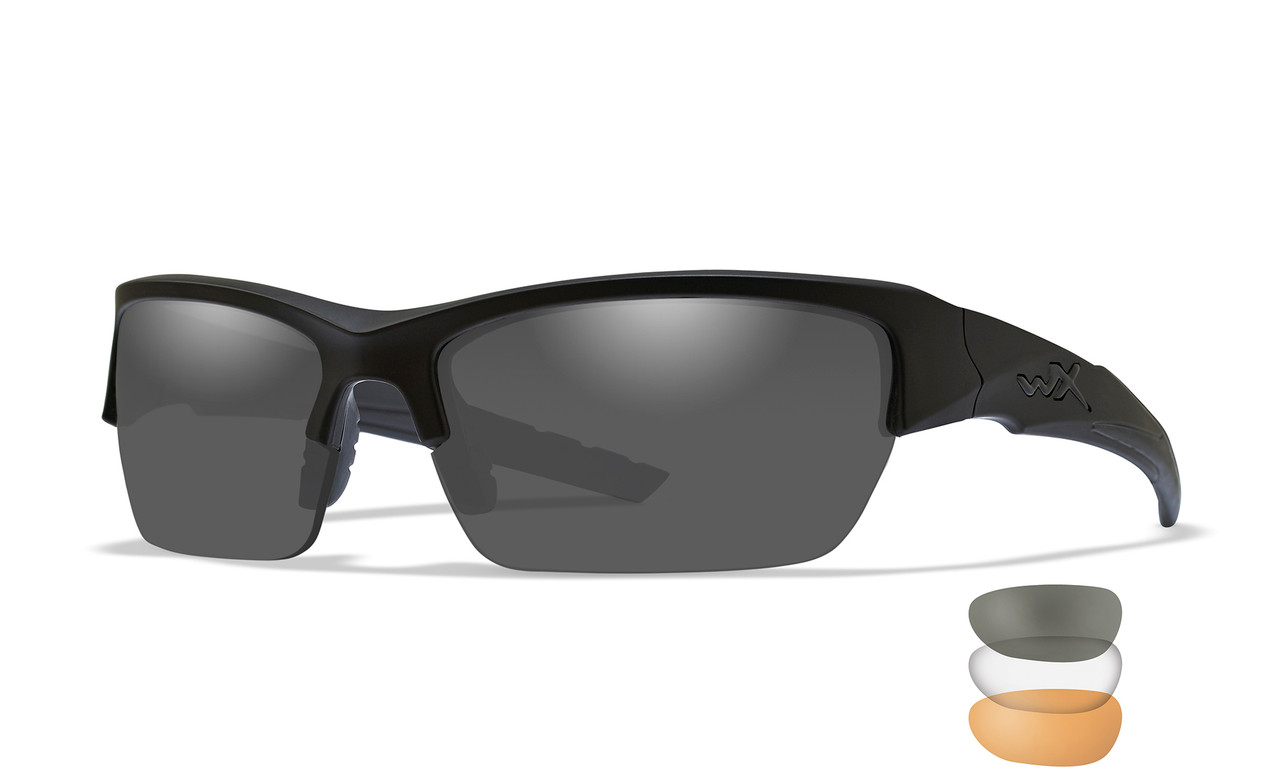 Wiley-X Valor (Black Frame/Three Lenses)