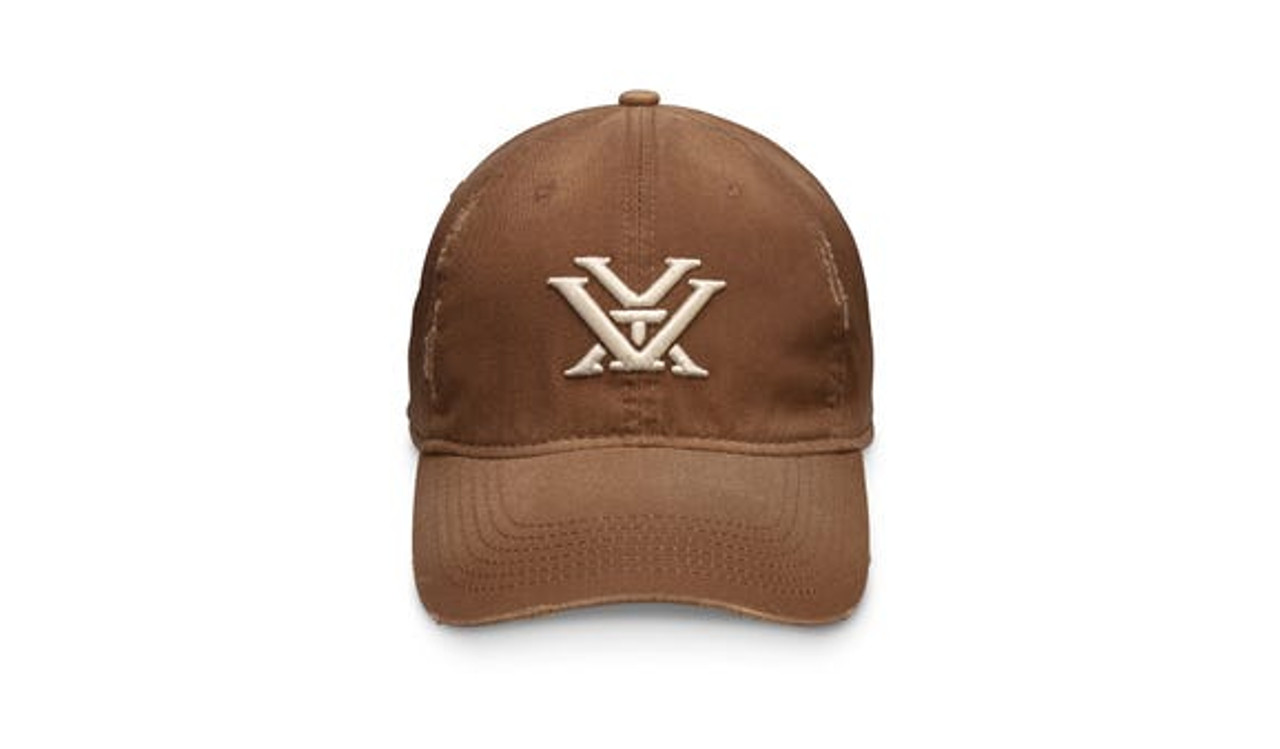 Vortex Men's Distressed Cap - Chestnut