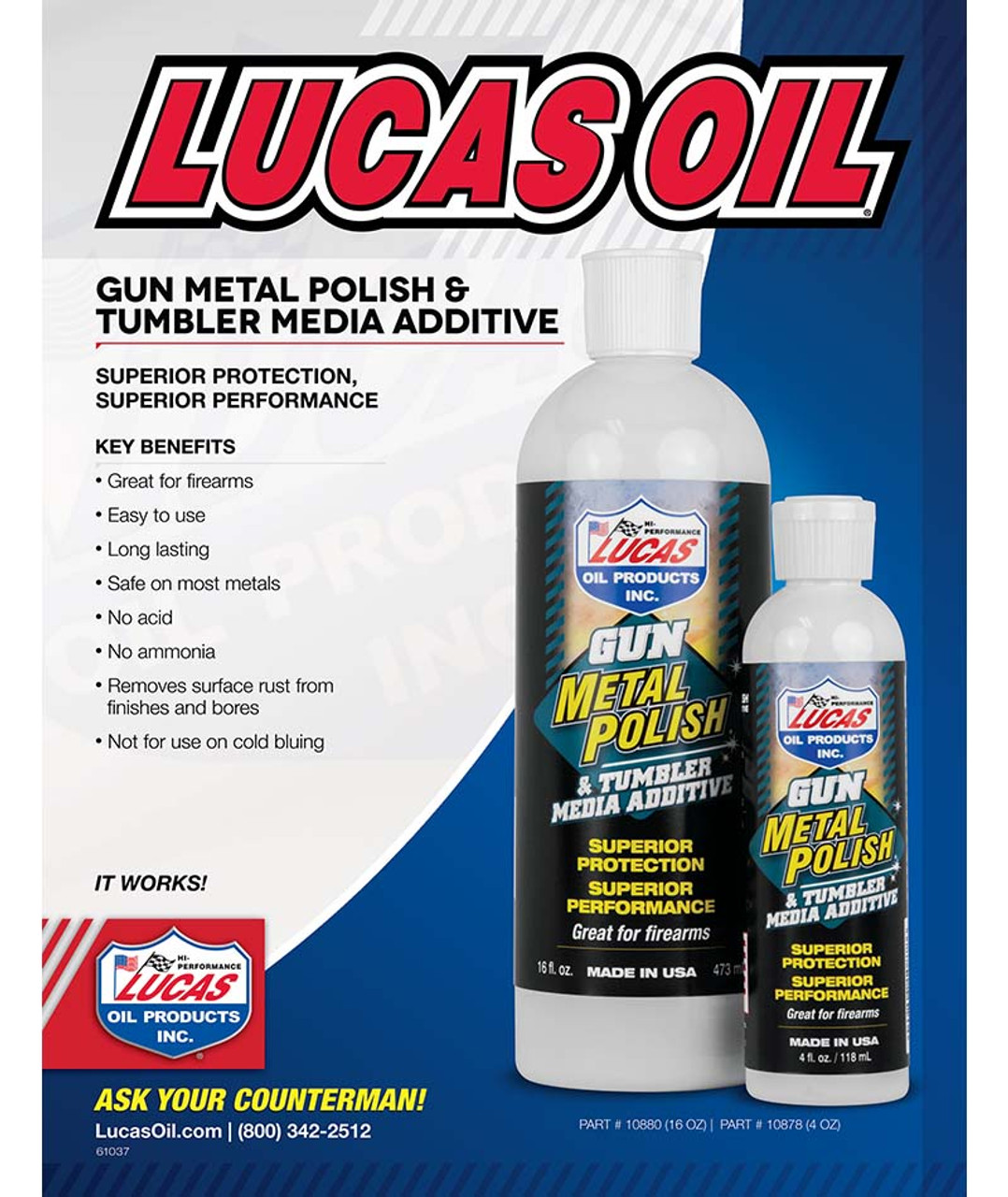 GUN METAL POLISH & Tumbler Media Additive