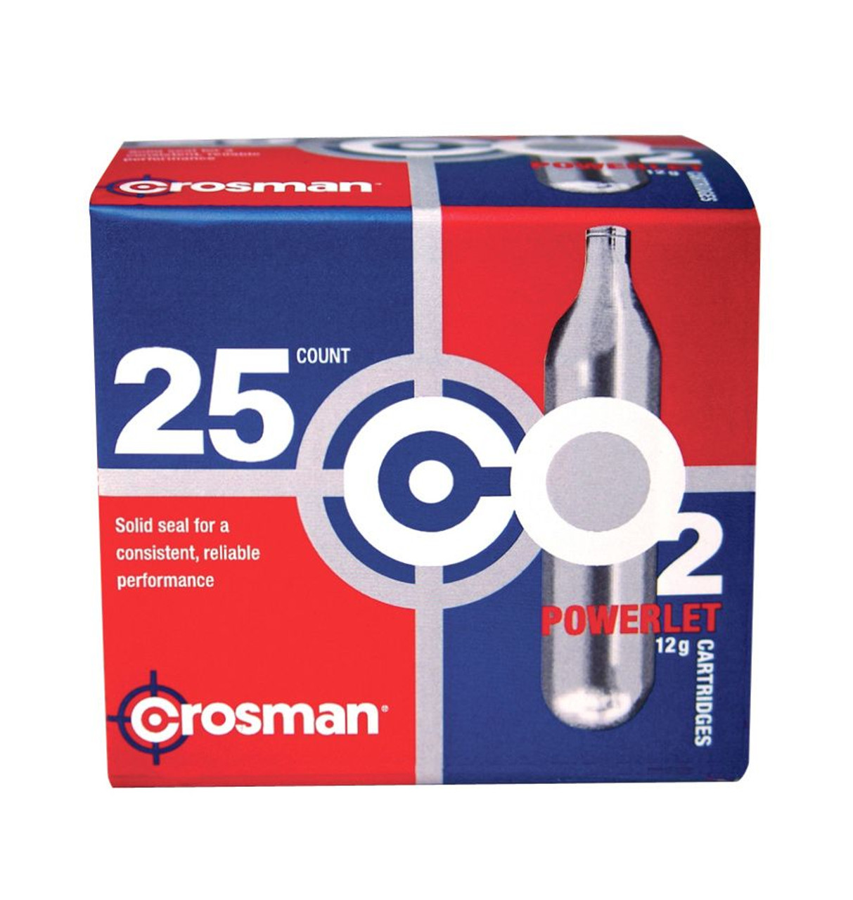 Crosman Powerlet® 12g CO2 Cartridges 25 count