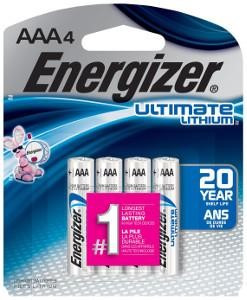 Energizer Ultimate Lithium AA Battery - 4 Pack
