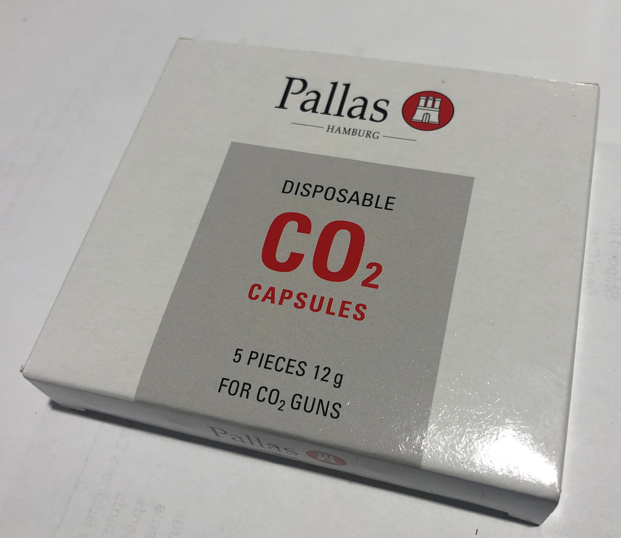 Pallas 12g CO2 Cartridges (Box of 5)