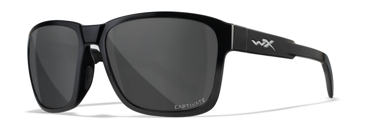Wiley-X Trek Captivate Polarized Grey Safety Glasses