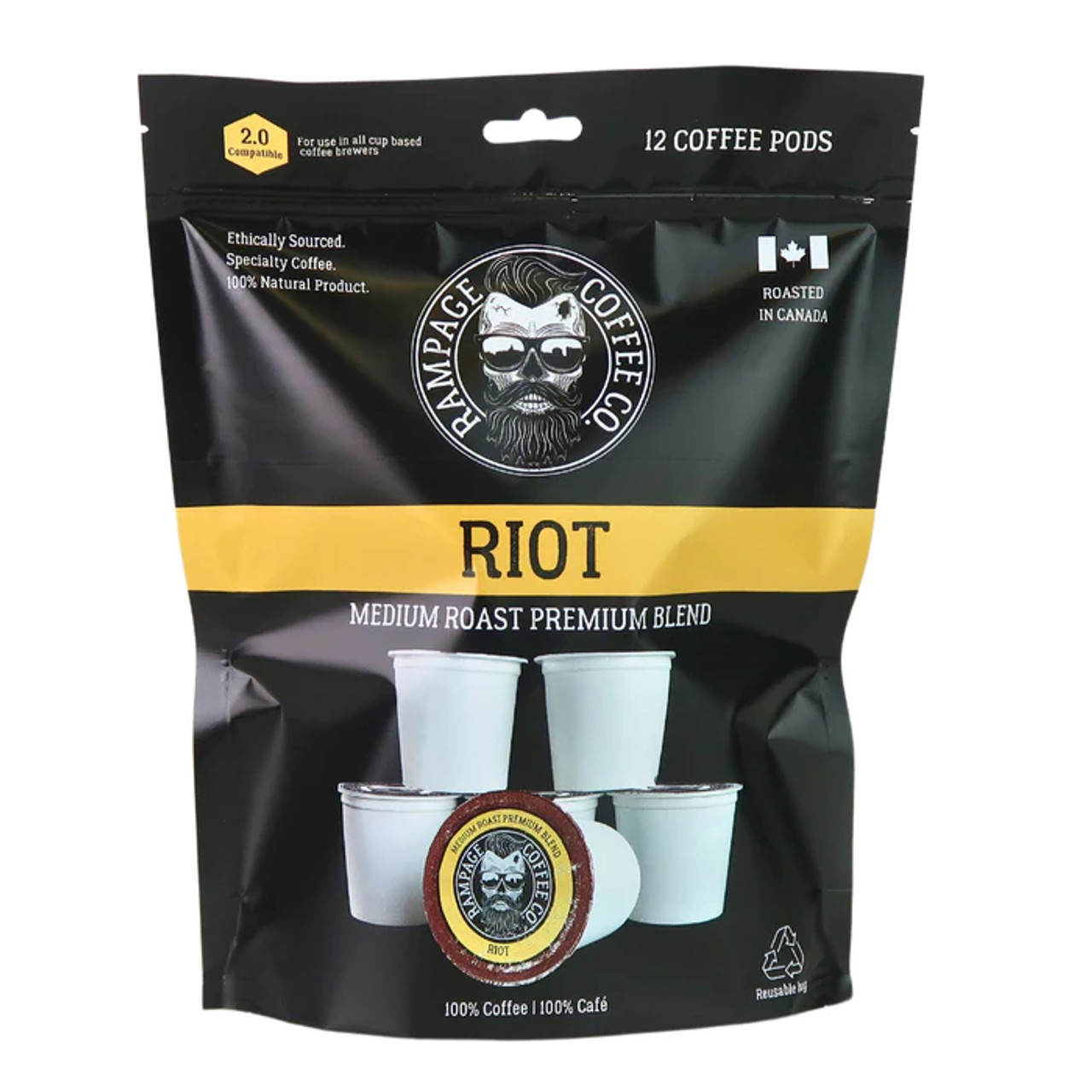 Rampage Coffee - RIOT-Pods 12 per bag