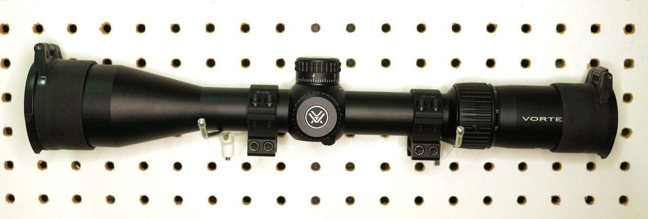USED: Vortex Diamondback Tactical 6-24x50 FFP Scope EBR-2C MRAD c/w Rings & Covers