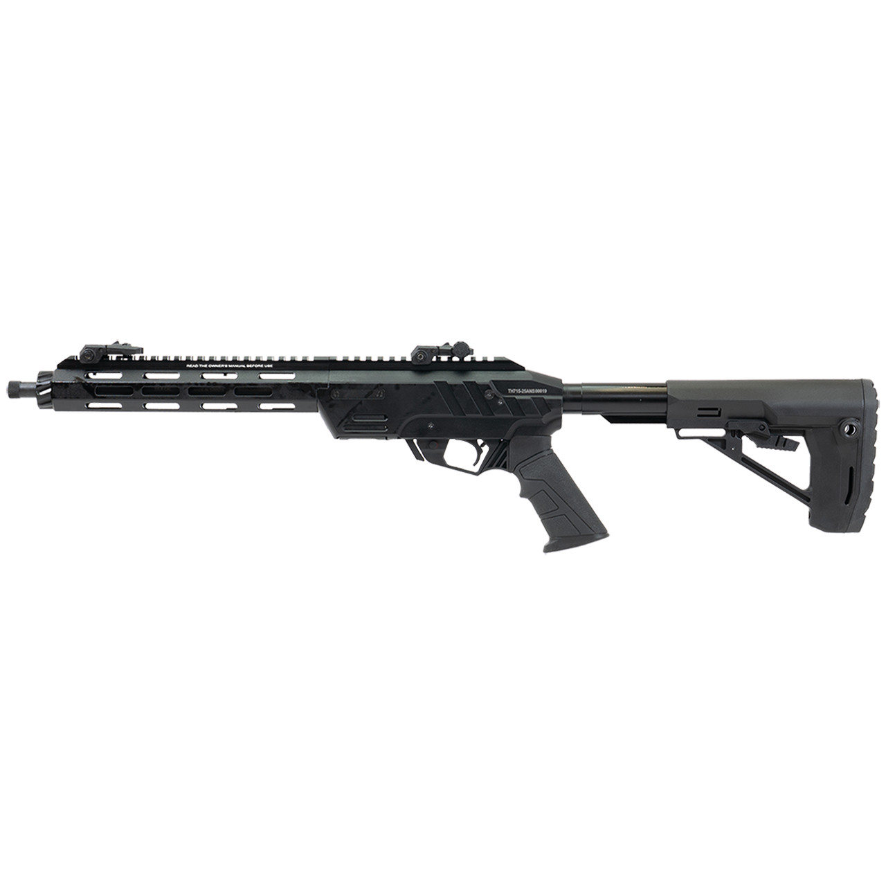 Adler Arms RF224 Tactical Semi-Auto - .22LR, 11.7"  (Black)