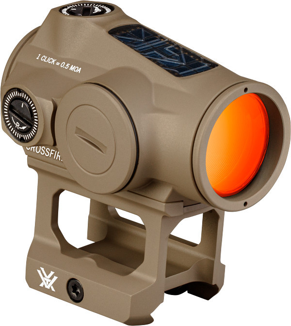 Vortex Crossfire II - Solar 2 MOA Red Dot - Tan - Select Shooting