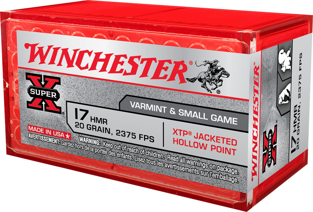 Winchester 17 HMR Super X Hollow Point Ammunition - 50rds