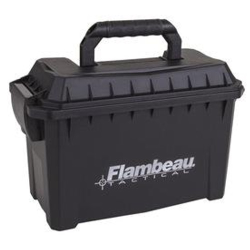 Flambeau Compact Tactical Ammo Can 10.5x7.75x5.5 Polypropylene Black Flambeau Compact Tactical Ammo Can 10.5x7.75x5.5 Polypropylene Black