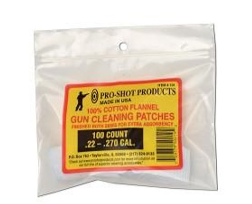 Patches - .22-.270 Cal. 100CT Patches - .22-.270 Cal. 100CT