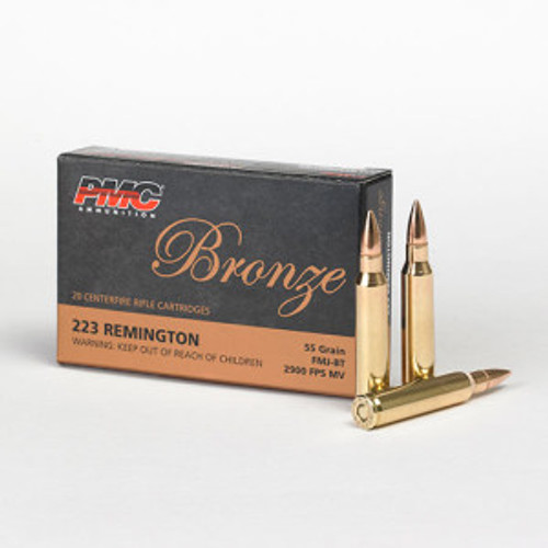 PMC .223 Rem 55gr. FMJ-BT PMC .223 Rem 55gr. FMJ-BT