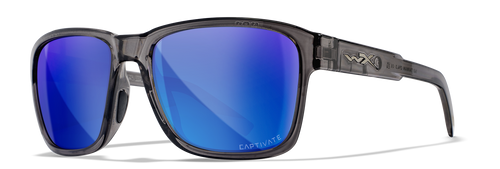 Wiley-X Trek Captivate Polarized Blue Mirror Safety Glasses Wiley-X Trek Captivate Polarized Blue Mirror Safety Glasses