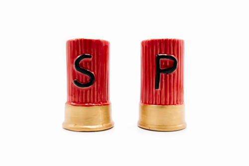 Caliber: Shotgun Salt and Pepper Shakers