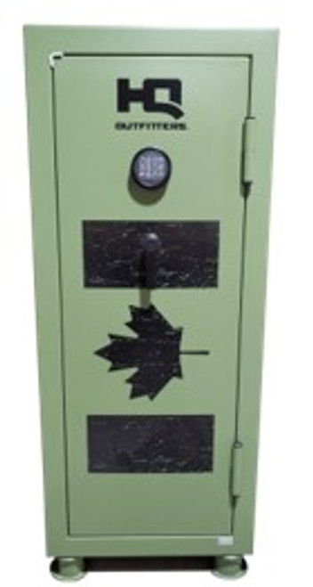 HQ Outfitters 24 Gun safe with Electronic Keypad, OD Green HQ Outfitters 24 Gun safe with Electronic Keypad, OD Green