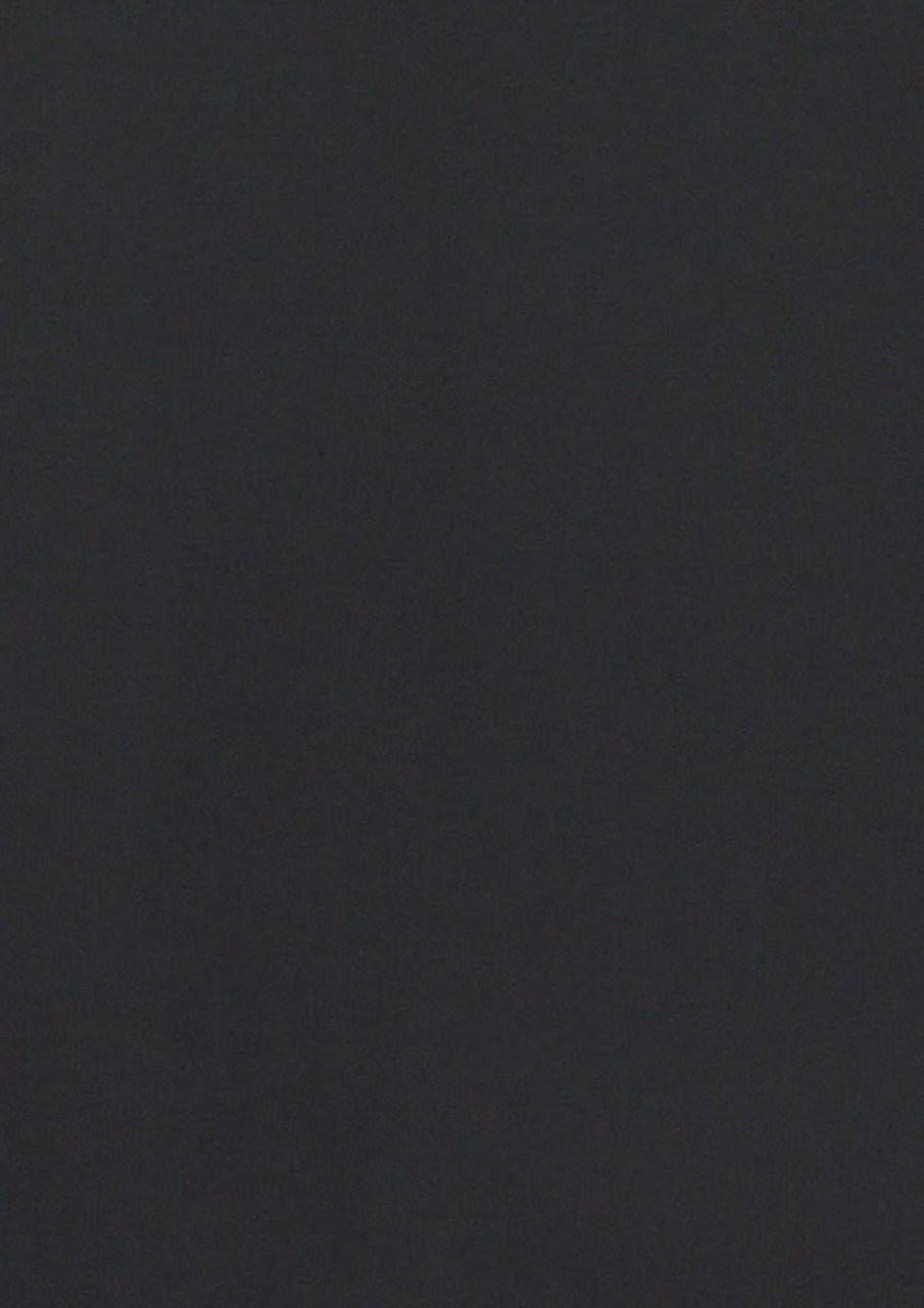 A men's short sleeve shirt in black, featuring a button-up front and a logo.