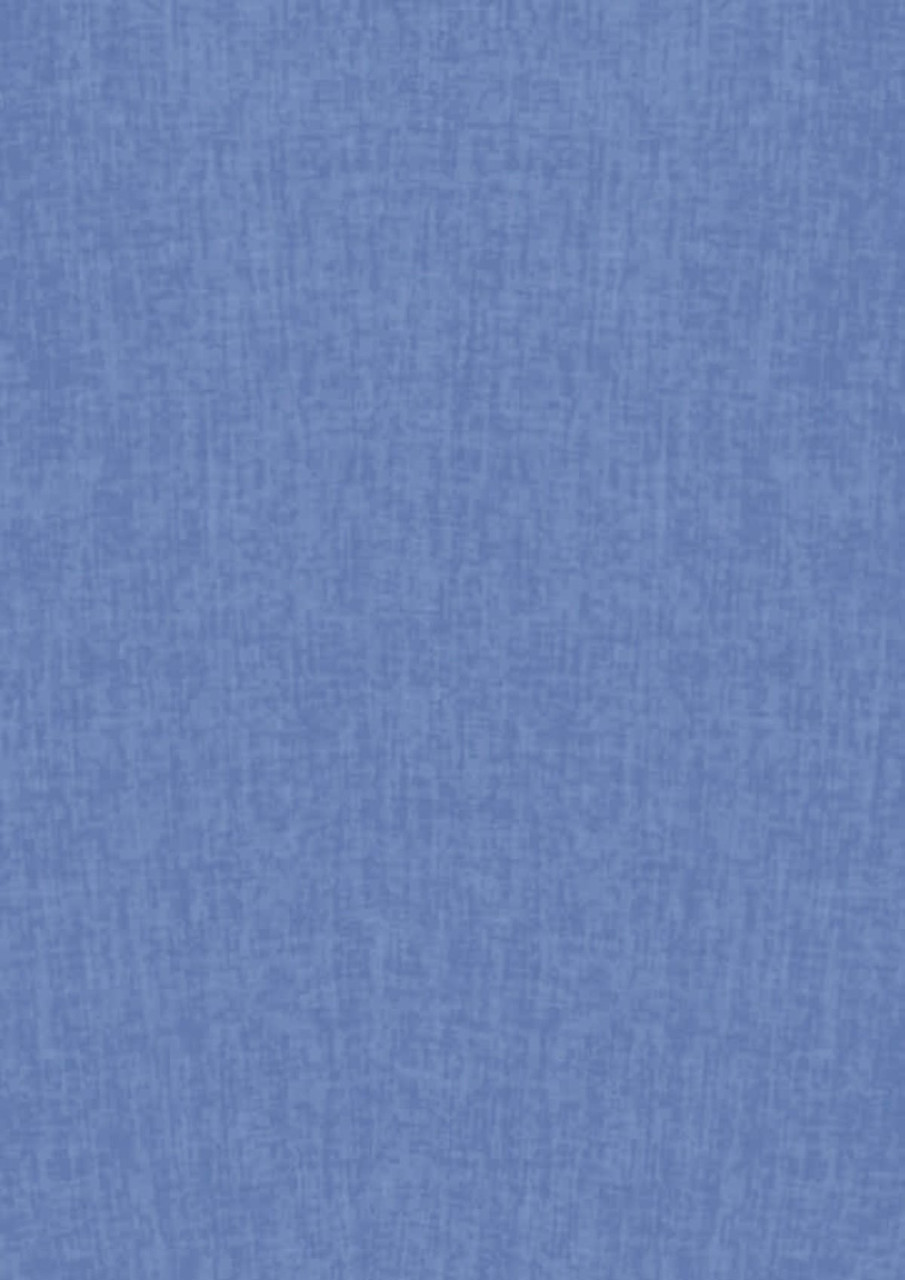 A textured blue overblouse, featuring a relaxed fit, suitable for uniforms and tunics. It includes a logo.