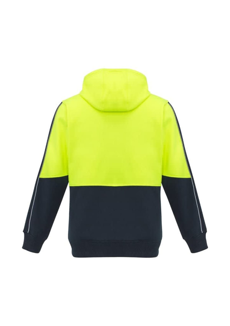 Unisex Hi Vis Full Zip Hoodie
