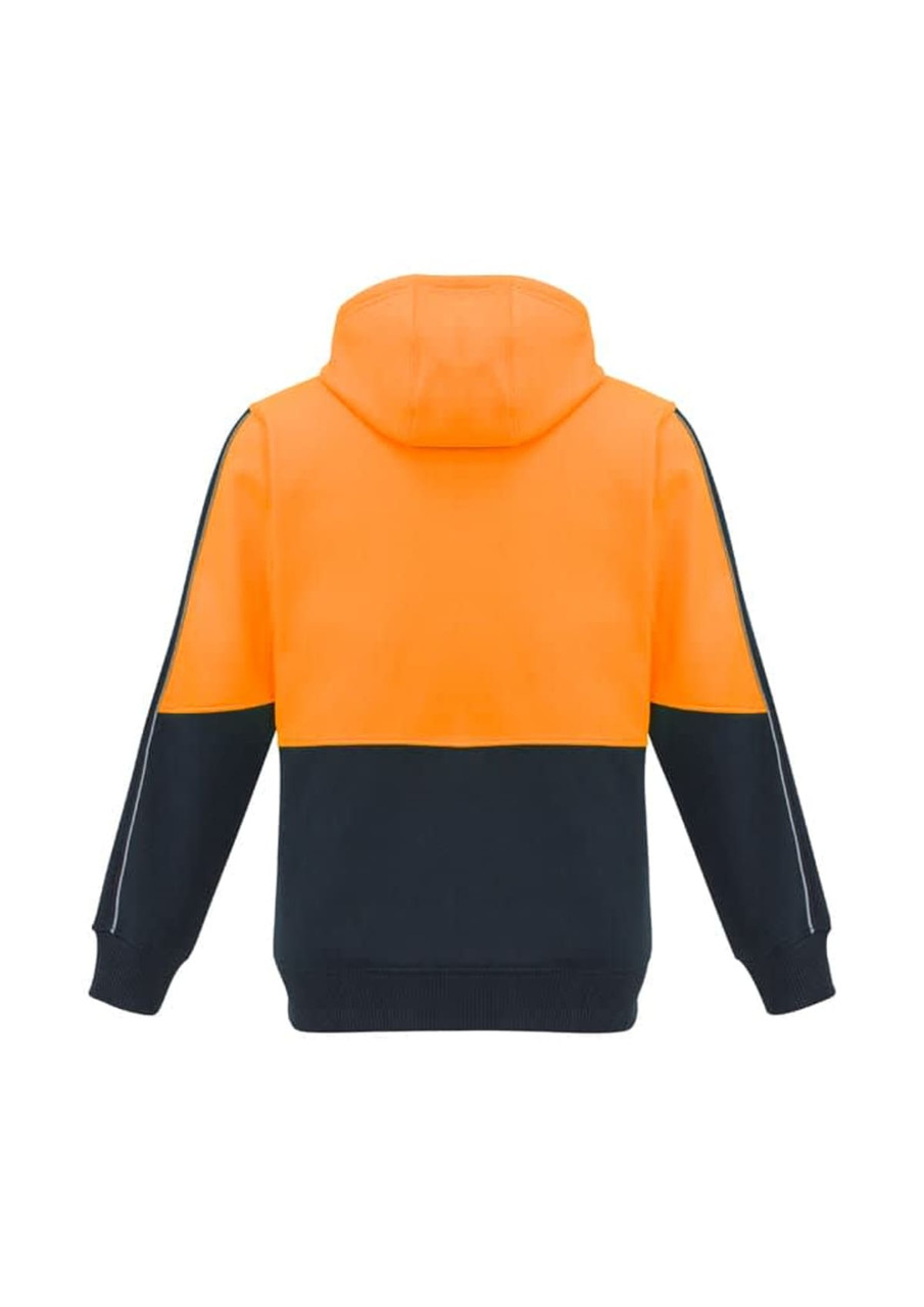 Unisex Hi Vis Full Zip Hoodie