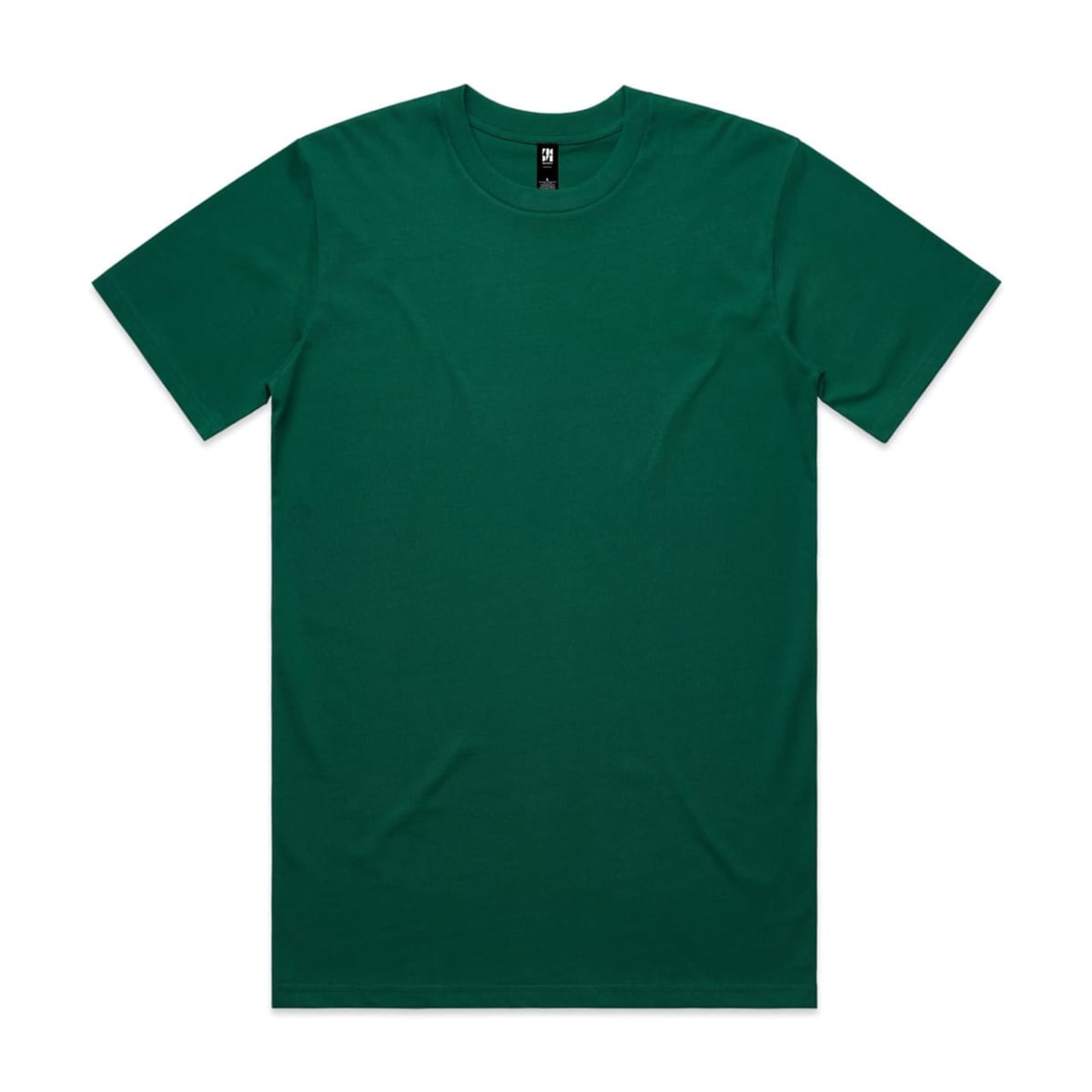 A green Classic Tee t-shirt featuring a crew neck and short sleeves, with a logo at the neckline.
