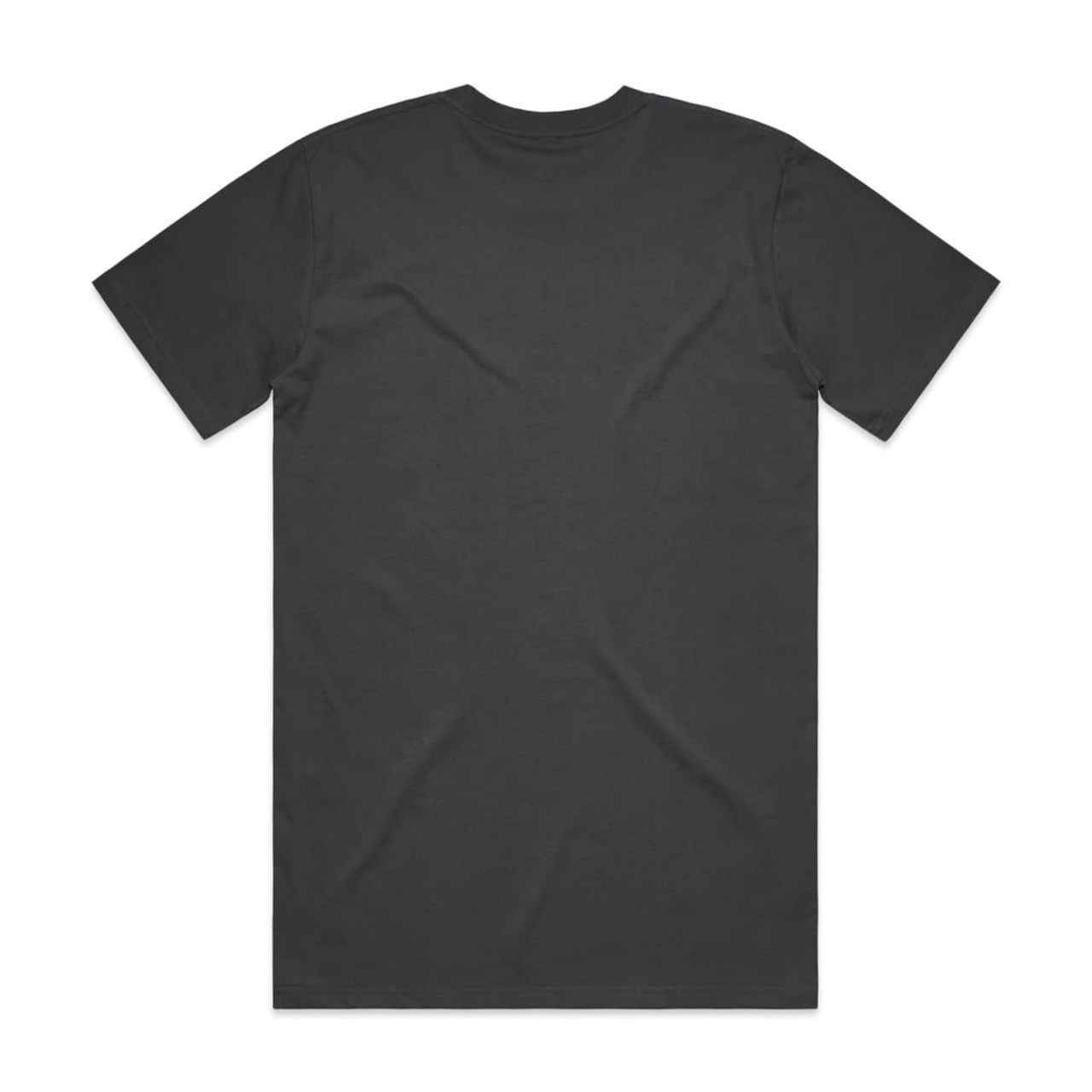 A dark grey Classic Tee featuring a plain back design, made from soft fabric with a relaxed fit.