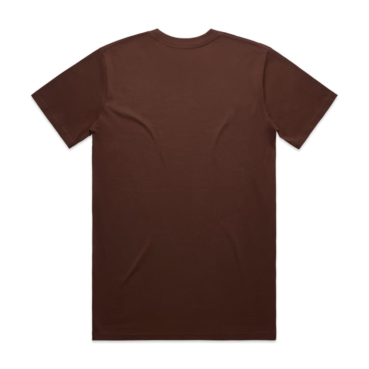 A brown Classic Tee with short sleeves and no visible logos or branding, displayed from the back.