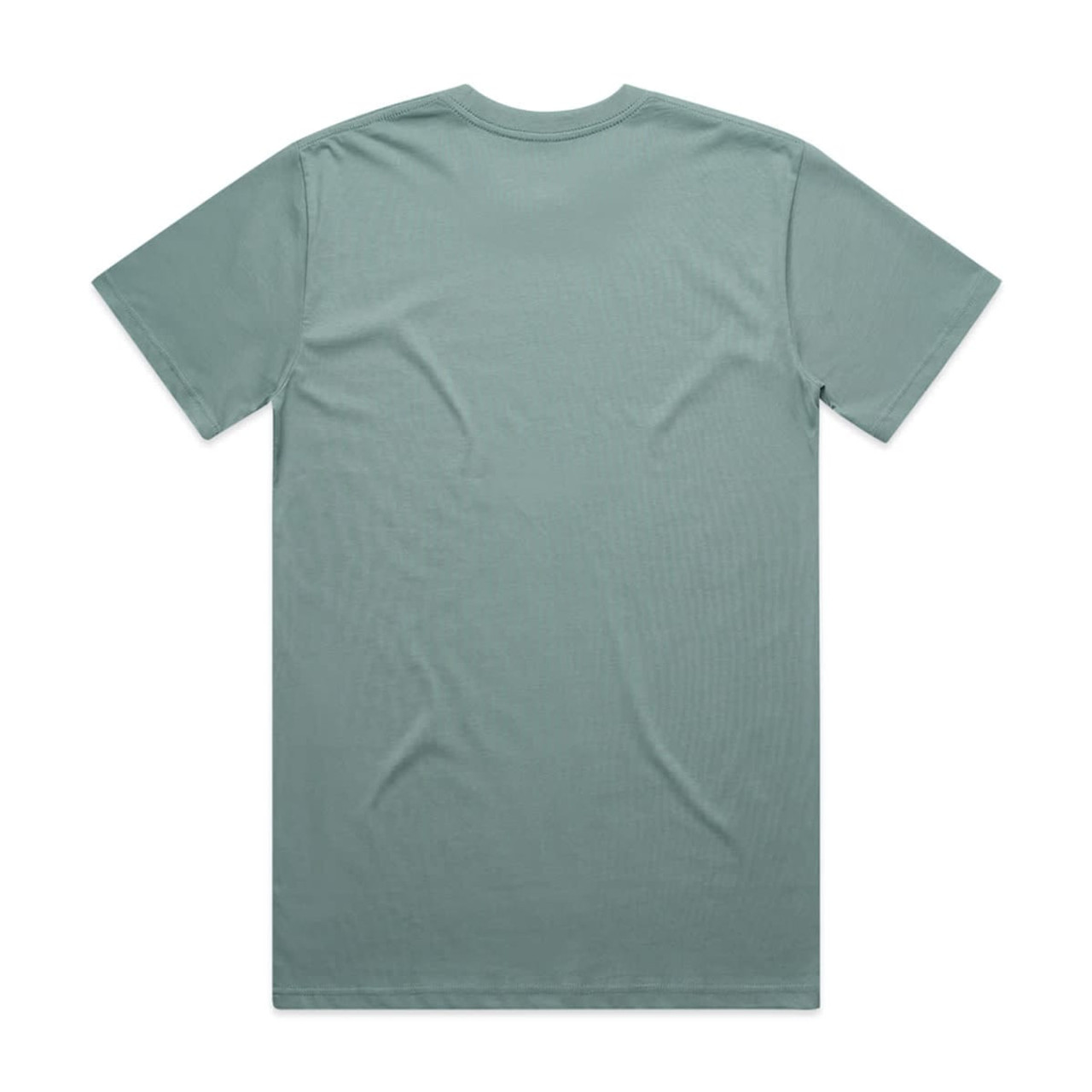 A green classic tee with a plain back design. The shirt has a relaxed fit and soft fabric.