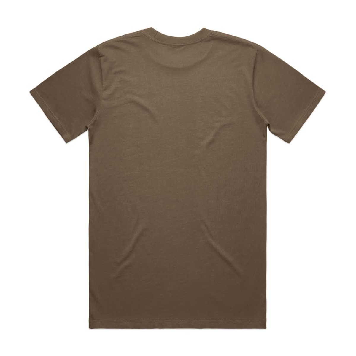 A brown Classic Tee shirt featuring a plain design and no visible logos or branding on the back.
