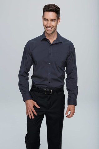 MOSMAN MENS SHIRT LONG SLEEVE