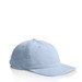 A light blue corduroy cap with a structured brim and a logo on the front.