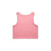 A pink crop singlet with a simple design and no visible logos or branding.