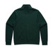 A green half zip crew jumper with long sleeves and a high collar. Features a simple design without any visible logos.