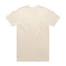 A cream classic pocket tee with a simple design and a logo on the chest area.