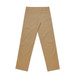 Relaxed pants in a light beige colour, featuring a straight leg cut and two back pockets. The product has a logo.