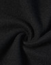 A close-up of black jacquard fleece fabric, showcasing its soft and textured surface.