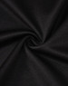A close-up of black fabric showing a smooth texture, ideal for a polo shirt. The fabric has a slight sheen and flexibility.