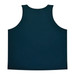 A dark green men's singlet featuring a simple design and no visible branding or logos on the back.