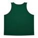 A plain green men's singlet with no visible logos or text, featuring a sleeveless design.