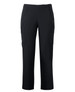 A pair of black cargo pants with side pockets, featuring a comfortable fit and a simple design.