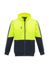 Unisex Hi Vis Full Zip Hoodie