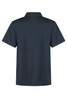 A dark navy polo shirt for kids, featuring a classic collar and short sleeves. It has a logo on the chest.