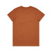 A t-shirt in a warm orange colour, featuring a plain design with a crew neck and short sleeves.