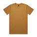 A mustard-coloured Classic Tee t-shirt featuring a crew neck and short sleeves, with a logo on the neckline.
