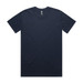 A navy blue Classic Tee featuring a crew neck design and short sleeves. It has a logo on the tag.